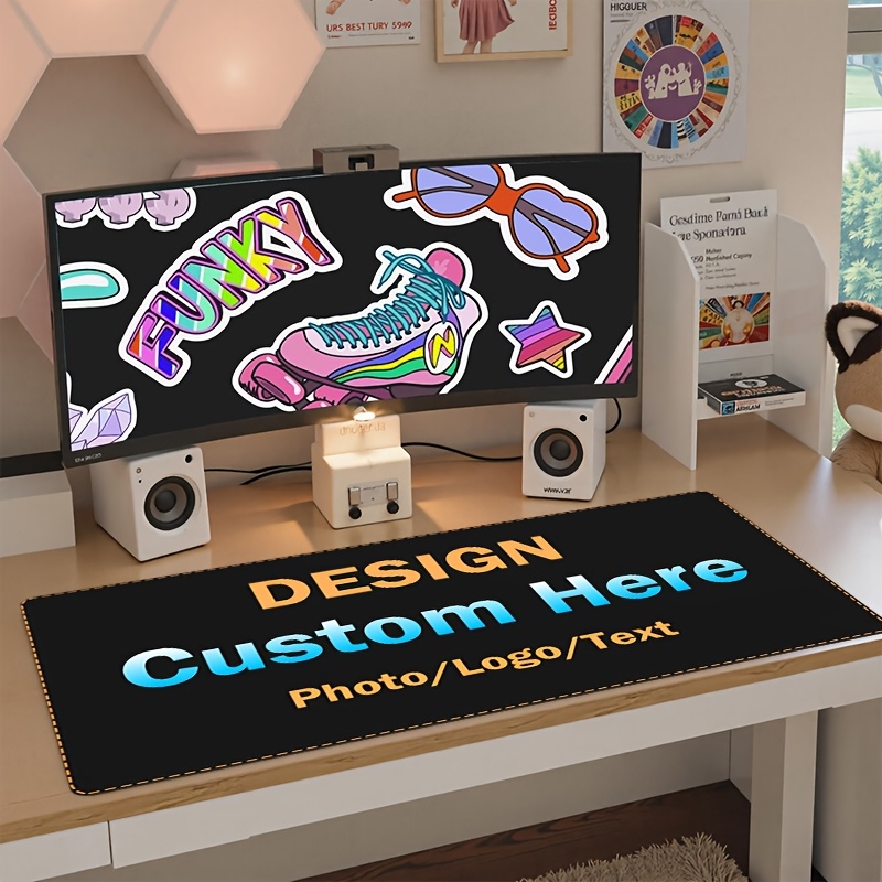 Home Office Logo - Kişiselleştirilmiş Tasarım Logolu Fotoğraflı XL Boyutlu