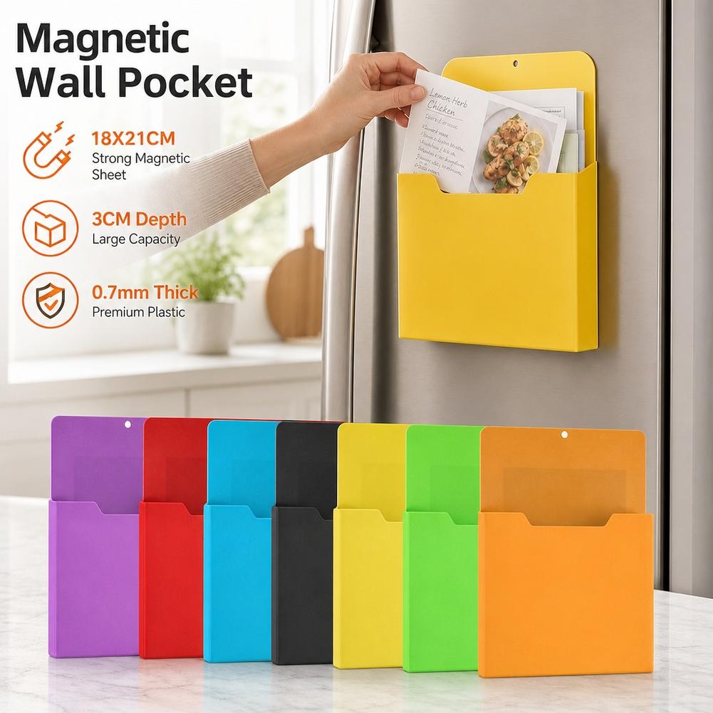 Document Holder Stand - Manyetik Dosya Tutucu, Dayanıklı Plastik Evrak