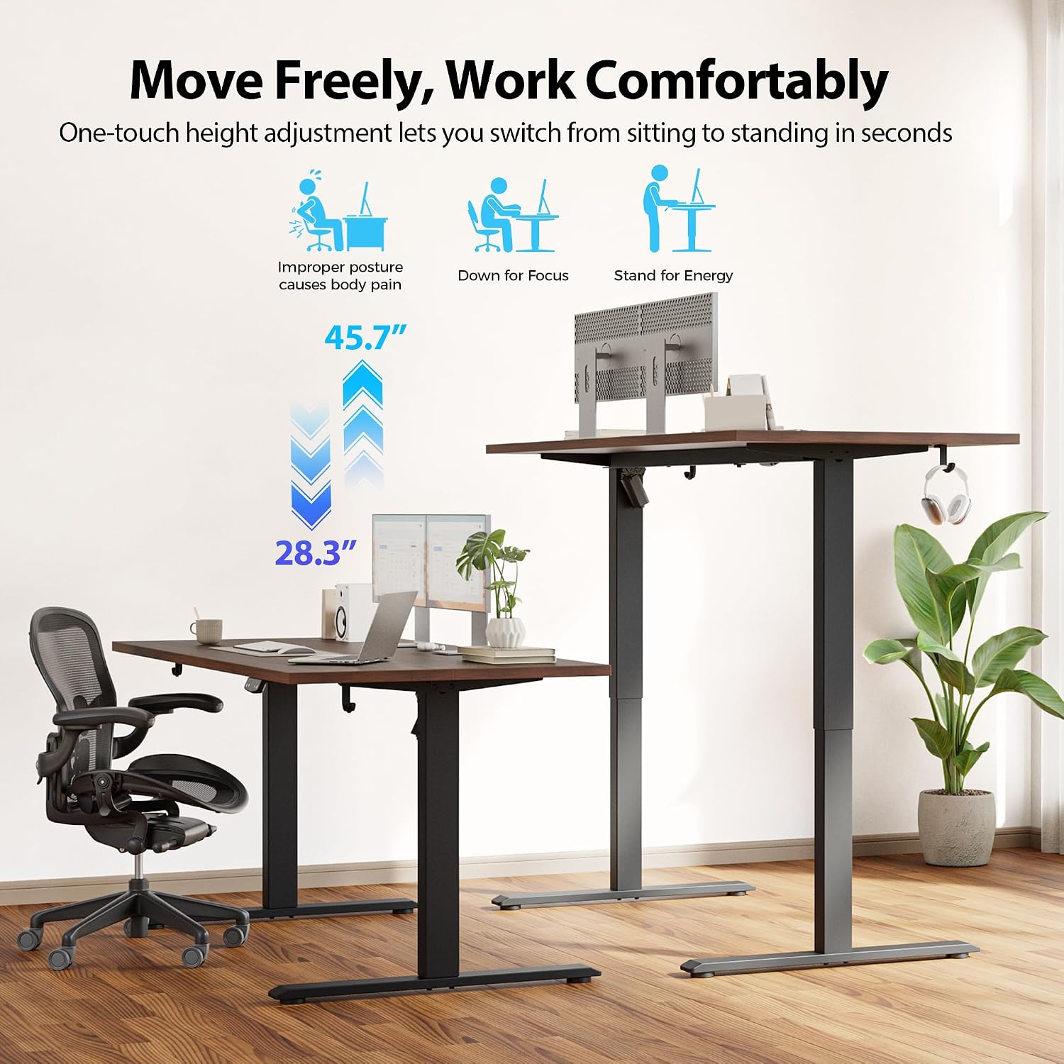 Elektrikli Ayakta Çalışma Masa - Home Office Work Table incelemesi ve fiyatı