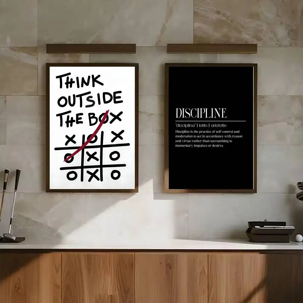 Siyah Beyaz İlham Verici Metin - Home Office Room Inspiration incelemesi ve fiyatı