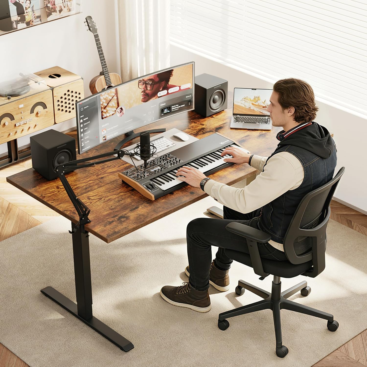 Elektrikli Ayakta Çalışma Masa - Home Office Work Table incelemesi ve fiyatı