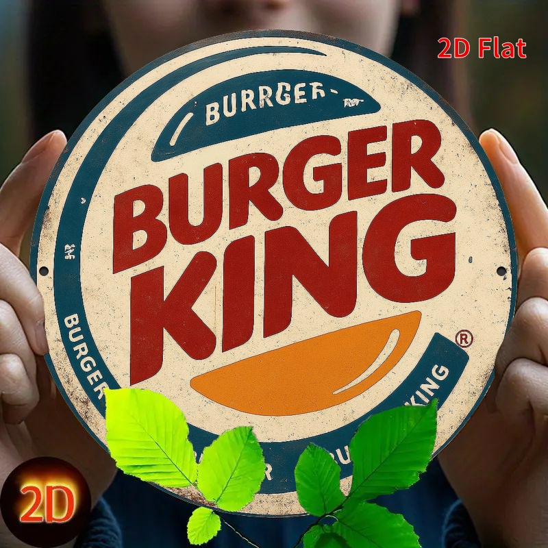 Burger King Retro ahşap logosu - Home Office Logo incelemesi ve fiyatı