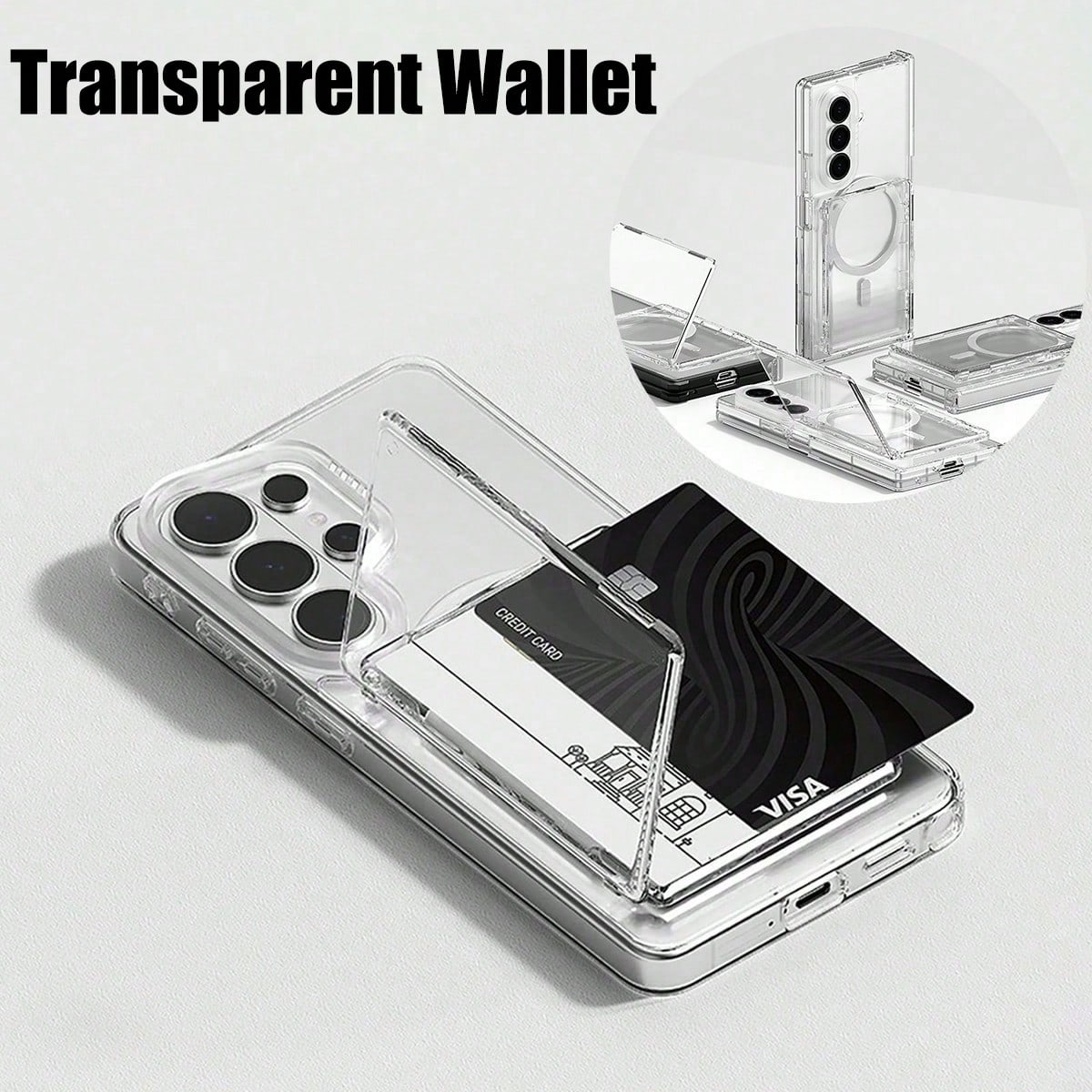 1 Adet Şeffaf Magsafe Kartlık  - Document Holder Stand incelemesi ve fiyatı