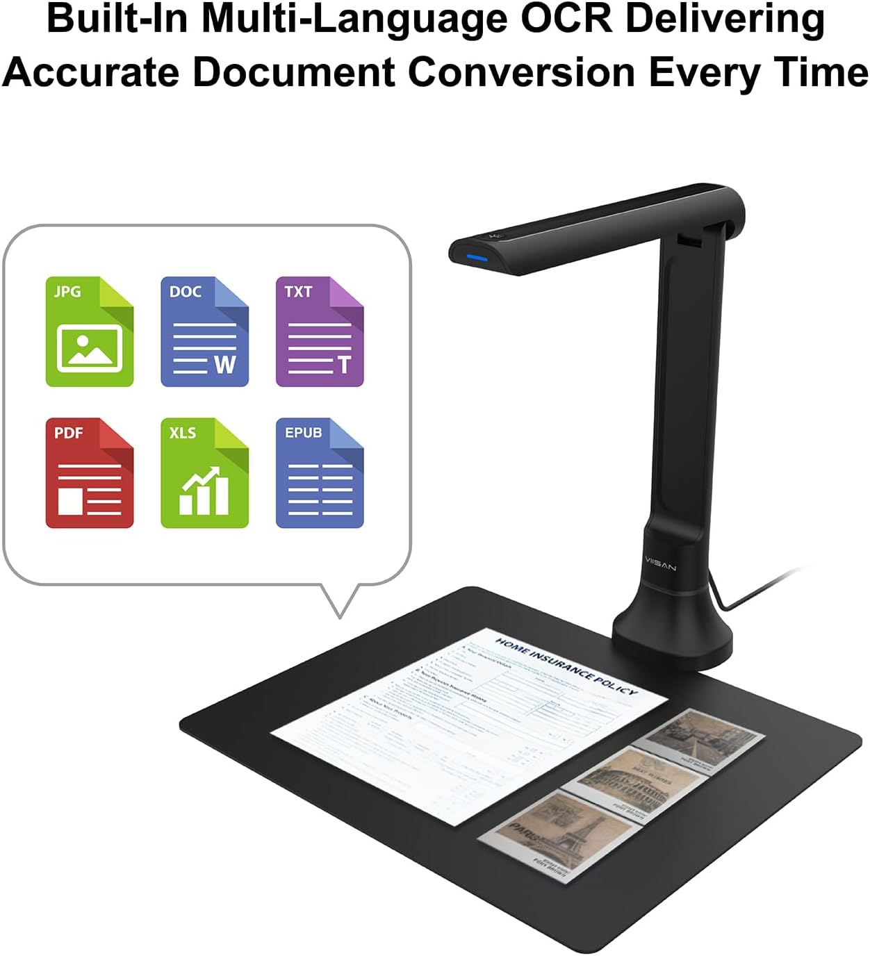 VIISAN DB8401 Ofis ve Okul içi - Document Scanner Portable incelemesi ve fiyatı